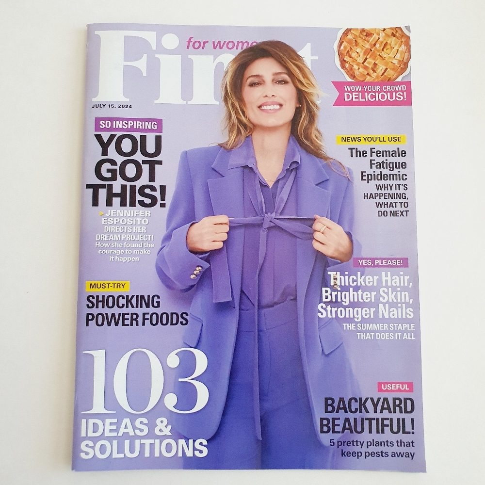 First For Women July 15, 2024 Jennifer Esposito Power Foods Female Fatigue Hair